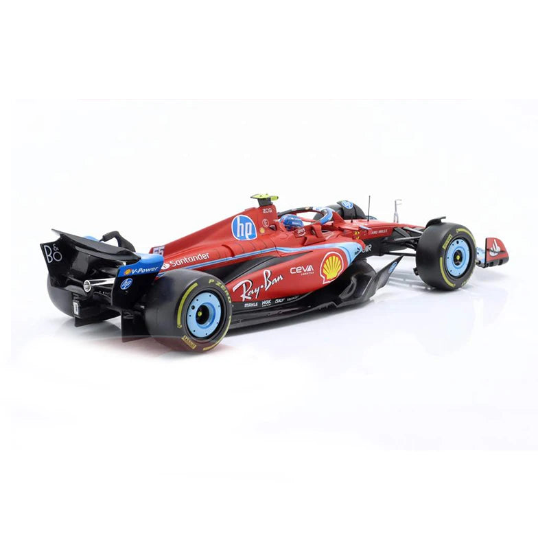 Ferrari Scuderia SF24 Miami 2024 F1 Racing Bburago 1:18