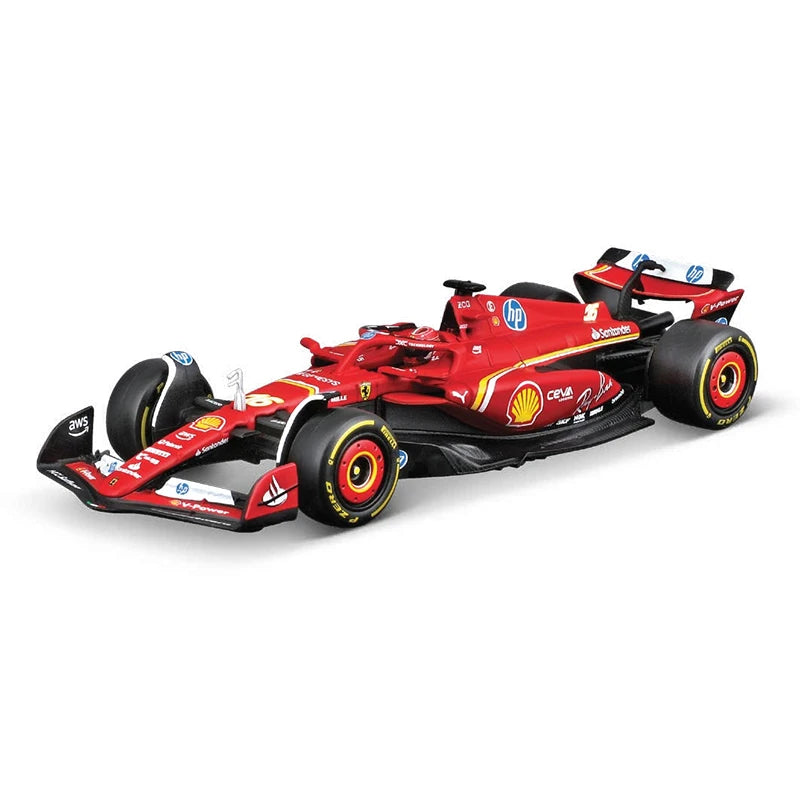 Ferrari Scuderia SF24 Miami 2024 F1 Racing Bburago 1:18