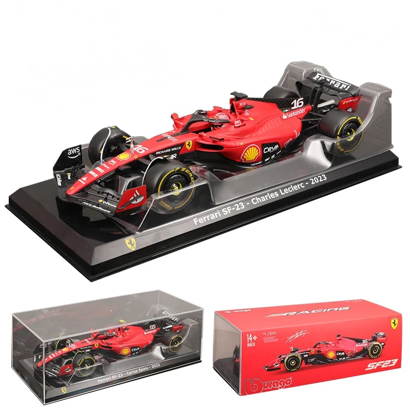 Ferrari Scuderia SF23 2023 F1 Racing Bburago 1:24