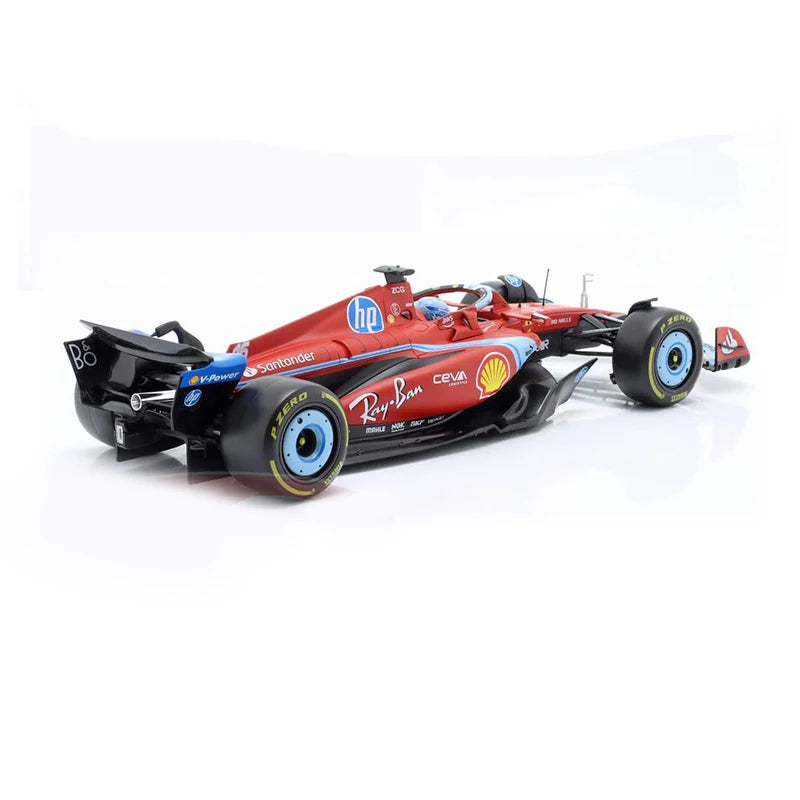 Ferrari Scuderia SF24 Miami 2024 F1 Racing Bburago 1:18