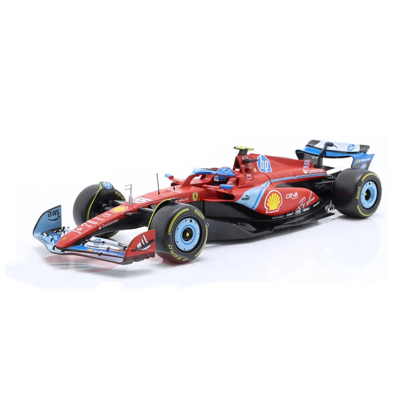 Ferrari Scuderia SF24 Miami 2024 F1 Racing Bburago 1:18