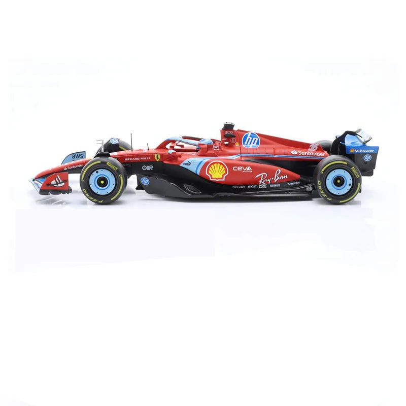 Ferrari Scuderia SF24 Miami 2024 F1 Racing Bburago 1:18